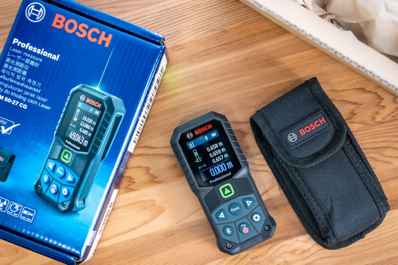 距離はレーザーで計測する