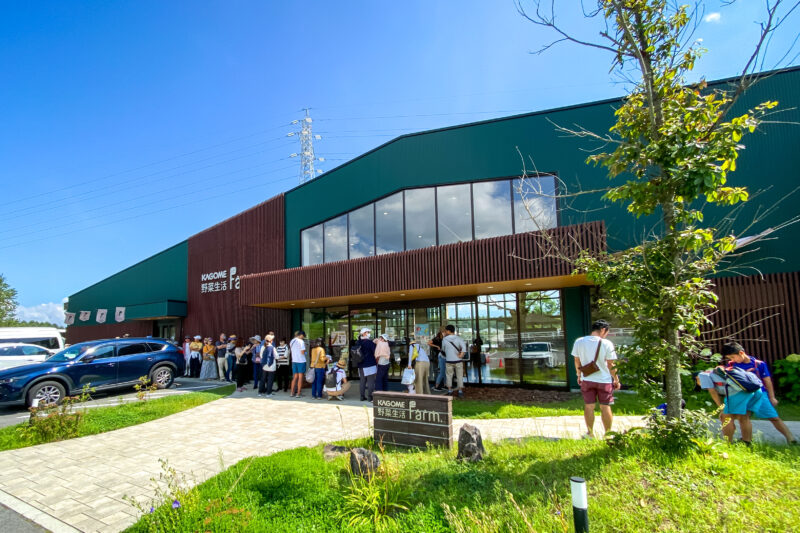 カゴメの施設はいつも大人気。この夏は輪をかけて