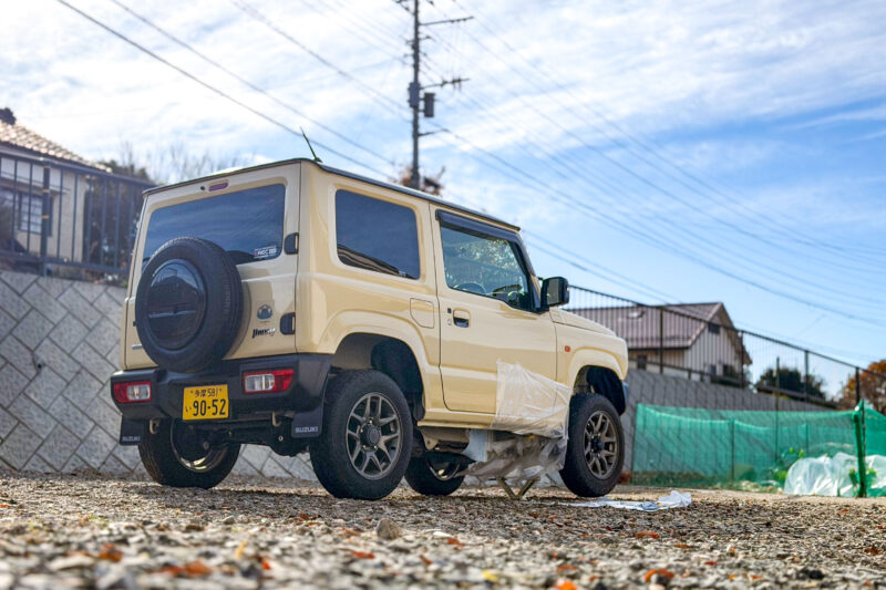 再びジムニーの錆を対策する