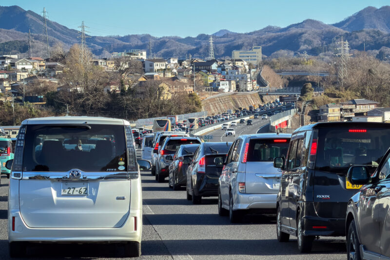 長野、山梨、東京、移動を試す