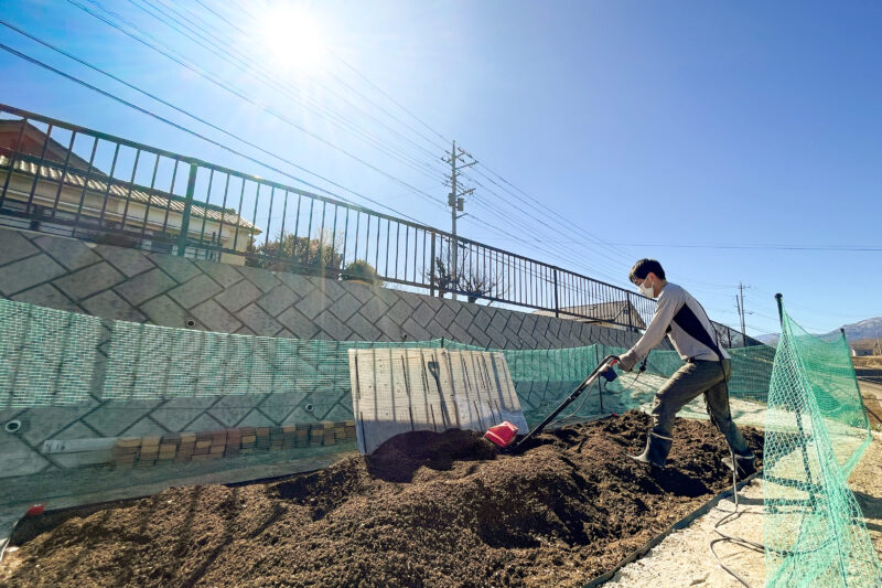 ジャガイモの準備、そして急遽中断