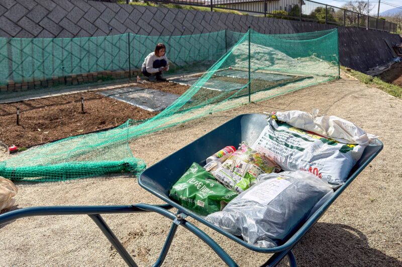 畑作業をどんどん進める